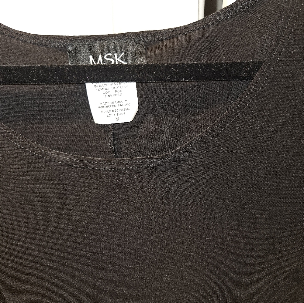 NWT MSK Puffed Sleeve Dress - Picture 2 of 2